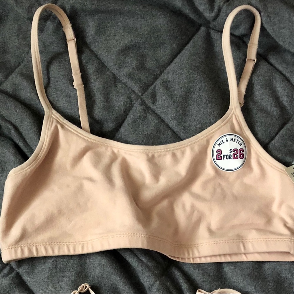 2 PINK Yoga Bralettes - never worn